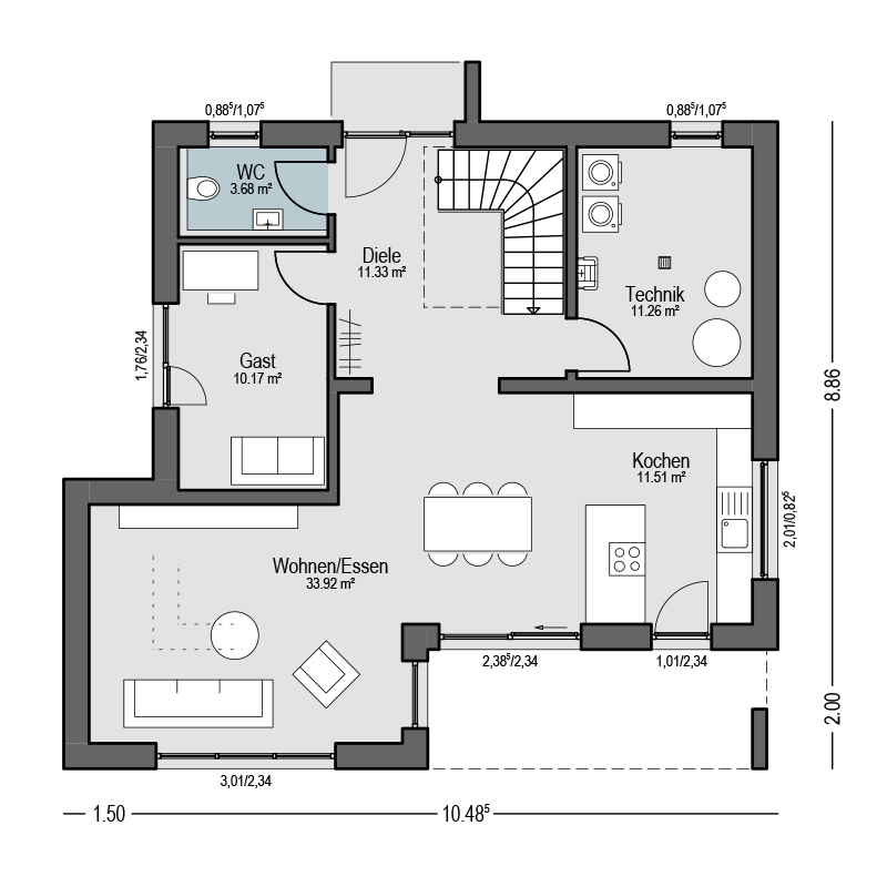 Erdgeschoss