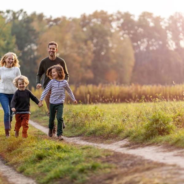 Familie in der Natur